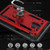 Sergeant Armor Shockproof TPU + PC Protective Case for Galaxy A7 2018, with 360 Degree Rotation Holder (Red)