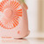 WT-F14 1200 mAh Dog Shape Mini Portable Fan with 3 Speed Control(White)