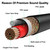30cm Metal Head 6.35mm Male to RCA Male Audio Connector Adapter Cable for Mixing Console