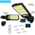 616 Solar Street Light LED Human Body Induction Garden Light, Spec: 108 COB No Remote Control 616 Solar Street Light LED Human Body Induction Garden Light, Spec: 108 COB No Remote Control
