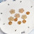 Sweet Cherry Blossom Brooch Drip Flower Collar Pin Badges Clothing Bags Accessories(Black)
