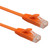 3m CAT6 Ultra-thin Flat Ethernet Network LAN Cable, Patch Lead RJ45 (Orange)