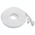 15m CAT6 Ultra-thin Flat Ethernet Network LAN Cable, Patch Lead RJ45 (White)