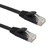 15m CAT6 Ultra-thin Flat Ethernet Network LAN Cable, Patch Lead RJ45 (Black)
