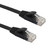 1.8m CAT6 Ultra-thin Flat Ethernet Network LAN Cable, Patch Lead RJ45 (Black)