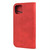 For iPhone 13 Pro Max Skin Feel Splicing Leather Phone Case (Red)