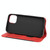 For iPhone 13 Pro Max Skin Feel Splicing Leather Phone Case (Red)