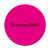 1000 PCS Round Shape Self-adhesive Colorful Mark Sticker Mark Label(Rose Red)