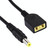 Big Square Female (First Generation) to 5.5 x 2.5mm Male Interfaces Power Adapter Cable for Laptop Notebook, Length: 10cm
