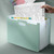 Deli  A4 Vertical Organ Bag Can Hold Test Papers And Organize Folders(Light Blue)