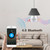 ESCAM QP137 2MP HD 1080P 360 Degree Panoramic Bluetooth Speaker Bulb IP Camera, E27, WiFi, Motion Detection,(White)