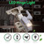 10 PCS 0.3W Universal Inner Hinge LED Sensor lamp Cupboard 3 LEDs Night light Auto ON/OFF Bulb(Warm White)