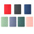 For iPad mini 6 3-folding Skin Texture Horizontal Flip TPU + PU Tablet Leather Case with Holder(Navy Blue)