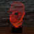 Man with Glasses Style 3D Touch Switch Control LED Light , 7 Color Discoloration Creative Visual Stereo Lamp Desk Lamp Night Light, Product Size: 23.6 x 14.0 x 8.7 cm