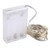 5m IP65 Waterproof Silver Blue Light Wire String Light, 50 LEDs SMD 0603 3x AA Batteries Box Fairy Lamp Decorative Light, DC 5V