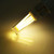 4W Filament Light Bulb, G9 PC Material Dimmable 4 LED, AC 220-240V(Warm White)