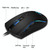 HXSJ A869 Colorful Glowing Wired Game 7-Keys 3200 DPI Adjustable Ergonomics Optical Mouse