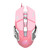 HXSJ X500 Glowing Wired Gaming Mouse 6-Keys 3200 DPI Adjustable Ergonomics Optical Mouse for Desktop PC, Length: 1.4m