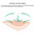 AS9 Spiral Shape Postoperative Rehabilitation Fake Breasts Silicone Breast Pad Nipple Cover 600g/Right