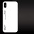 For iPhone X / XS Gradient Color Glass Case (White)