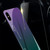 For iPhone X / XS Gradient Color Glass Case (White)