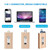 RQW-02  3 in 1 USB 2.0 & 8 Pin & Micro USB 16GB Flash Drive(Gold)