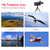 APEXEL APL-T18ZJ 3 in 1 Universal 18X Telephoto Lens + Tripod Mount + Mobile Phone Clip, For iPhone, Galaxy, Huawei, Xiaomi, LG, HTC and Other Smart Phones