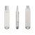 RQW-10X 3 in 1 USB 2.0 & 8 Pin & USB-C / Type-C 64GB Flash Drive, for iPhone & iPad & iPod & Most Android Smartphones & PC Computer