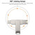 RQW-10X 3 in 1 USB 2.0 & 8 Pin & USB-C / Type-C 64GB Flash Drive, for iPhone & iPad & iPod & Most Android Smartphones & PC Computer