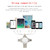 RQW-11S 4 in 1 USB 2.0 & 8 Pin & Micro USB & USB-C / Type-C 32GB Flash Drive