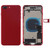 Battery Back Cover Assembly with Side Keys & Vibrator & Speaker Ringer Buzzer & Power Button + Volume Button Flex Cable & Card Tray for iPhone 8 Plus(Red)