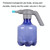 3L Household Garden Electric Watering Can Sprayer, Specification: Blue + Universal Nozzle