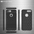 For iPhone 7 Plus Brushed Texture Fiber TPU Rugged Armor Protective Case(Red)