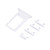 Card Tray + Volume Control Key + Power Button + Mute Switch Vibrator Key for iPhone 7 Plus(Silver)