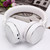 SH-16 Headband Folding Stereo Wireless Bluetooth Headphone Headset, Support 3.5mm Audio & Hands-free Call & TF Card &FM, for iPhone, iPad, iPod, Samsung, HTC, Sony, Huawei, Xiaomi and other Audio Devices(Silver)