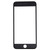 2 in 1 for iPhone 7 (Original Front Screen Outer Glass Lens + Original Frame)(Black)