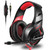ONIKUMA K1-B Deep Bass Noise Canceling Camouflage Gaming Headphone with Microphone(Black Red)