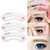 50 PCS 3 in 1 Eyebrow Stencil Shape Template Tools