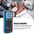 ZT98 CAT III  600V Portable Digital Multimeter 2000 Counts Back-light AC / DC Current Voltage Tester Meter with LCD Screen & Holder
