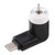 Fashion USB 3.1 Type-C Port Mini Fan with Two Leaves, For Mobile Phones with OTG Function(Black)