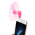 Fashion USB 3.1 Type-C Port Mini Fan with Two Leaves, For Mobile Phone with OTG Function & USB 3.1 Type-C Port(Magenta)