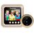 Danmini W5 2.4 inch Screen 2.0MP Security Camera No Disturb Peephole Viewer Doorbell, Support TF Card / Night Vision / Video Recording(Gold)