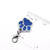 10 PCS Enamel Cat Dog  Bear Paw Prints Key Chain Jewelry Making(Light Green)