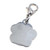 10 PCS Enamel Cat Dog  Bear Paw Prints Key Chain Jewelry Making(Dark Blue)