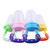 3 PCS Portable Baby Infant Food Nipple Feeder Silicone Pacifier Silicone Baby Soother, Random Color, Size:L