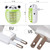 Cute Household Mosquito Killer Lamp LED Light Anti Mosquito Bug Zapper Insect Muggen Killer Night Light Colorful EU Plug(Green)