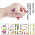 20 PCS Waterproof Painted Fruits Vegetables Plants Children Tattoo Stickers(EC-532)
