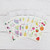 20 PCS Waterproof Painted Fruits Vegetables Plants Children Tattoo Stickers(EC-532)
