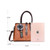 3 in 1 Casual PU Shoulder Bag Ladies Handbag Messenger Bag with Plush Ball