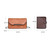 3 in 1 Casual PU Shoulder Bag Ladies Handbag Messenger Bag with Plush Ball